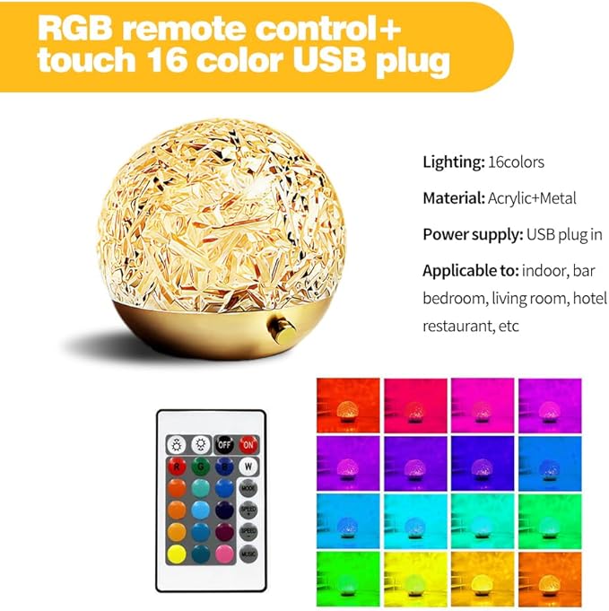 Water Wave Dynamic Projection Atmosphere Lamp, Ocean Wave Light Projector Lamp, Water Ripple Night Light Projector 3D Water Wave Lamp Sunset Lights Table Lamp for Home Bedroom Decors (16-Color Light)
