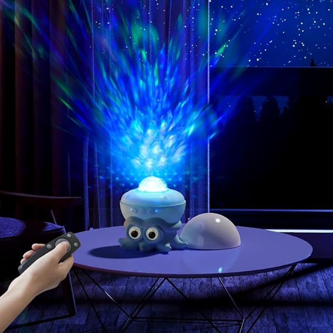 2024 New Octopus Ocean Starry Sky Projector Lamp, Robot Toys, Galaxy Night Light, Projection LED Lamp, Children's Room Decor, Ideal for Christmas Gifts, Birthdays, Suitable for Girls and Boys, Adults