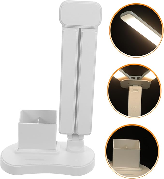Dimmable Desk Lamp Soft Light No Flicker No Shadow Powered for Reading Office and Study