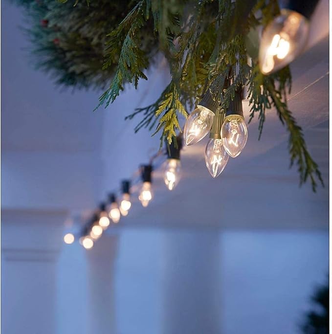 Night Light Bulbs-5 Watt Scentsy Light Bulbs for C7 Wax Warmers Salt Lamp E12 Bulb Replacement for Chandelier，25 Packs