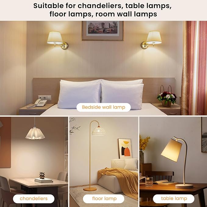 SCOPOW 1PC Rechargeable Light Bulbs with Remote Control Timer and 3 Color Temperature Rechargeable Battery Operated Light Bulb (5W+E26+3Colors+1PC)