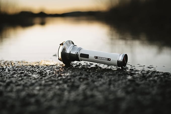 Barebones Vintage Flashlight - Vintage White