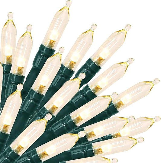 Battery Operated Christmas String Lights, 8ft 20 LED Mini Lights with Timer, Christmas Tree Lights for Indoor Outdoor Bedroom Wedding Party Holiday Xmas Decoration，Warm White