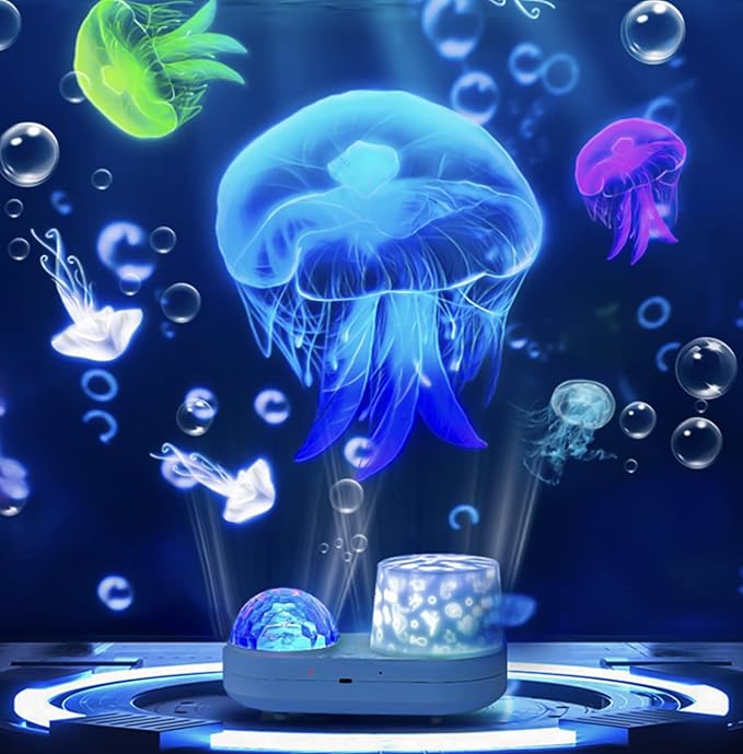 Ocean Night Light Projector, Kids Galaxy Projector for Bedroom, Nebula Star projector with USB Cable, 360 Degree Rotation Kid Night Light Lamp for Decorating Party,Birthdays,Christmas Gifts