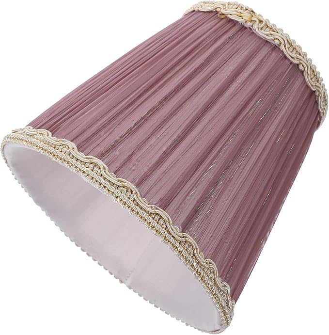 Clip-on Purple Velvet Bubble Lamp Cover Cloth Lampshade for Chandelier Table Floor Wall Lamps 5.51X5.11X3.54In Decorative Lighting Accessory