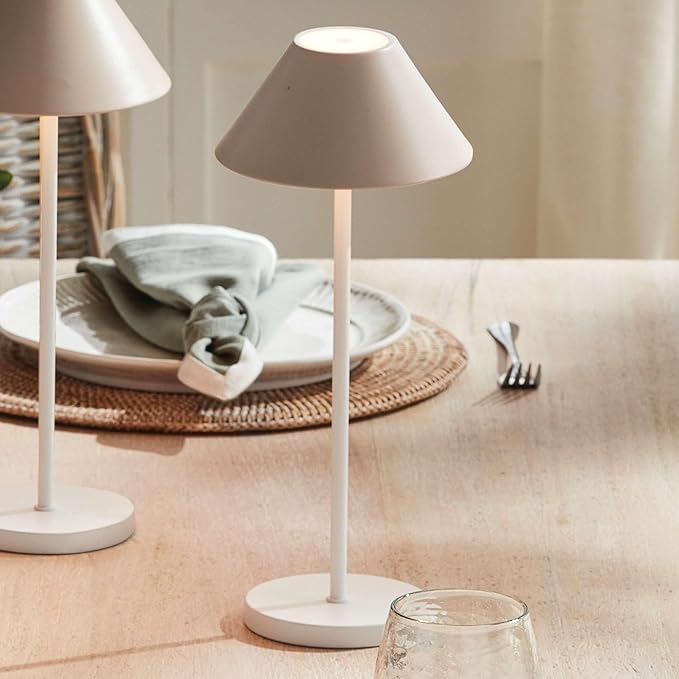 Napa Home & Garden Alluna Cordless Led Lamp 14" 14" Cream/Tan