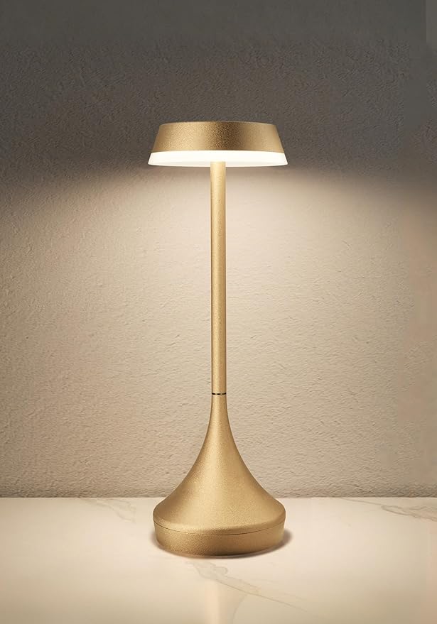 Cordless Lamp, 6000mAh, Outdoor Waterproof, Touch Control, Dimmable, 3 Color Temperature, RGB, LED Memory Function, Portable Battery Operated, Rechargeable Table Lamp Patio Dinning Restaurant Kitchen