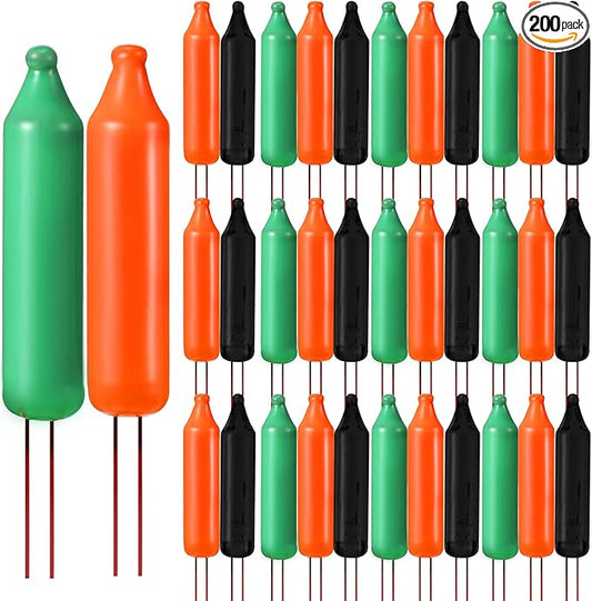 Mudder 200 Count 2.5V Christmas 50/100/150/200 Count Mini Incandescent Wire String Lights Replacement Bulbs Indoor/Outdoor Christmas Lights Decorations for Home Xmas Tree(Black, Orange, Green)