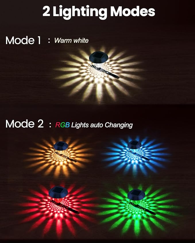 Pool Lights for Above Ground Pools, Sloar Pool Lights Frame Pool Decoration, Energy Saving LED Warm White Light at Night Lighting and Decor for Frame Swimming Pools, Trampoline (4Pcs)
