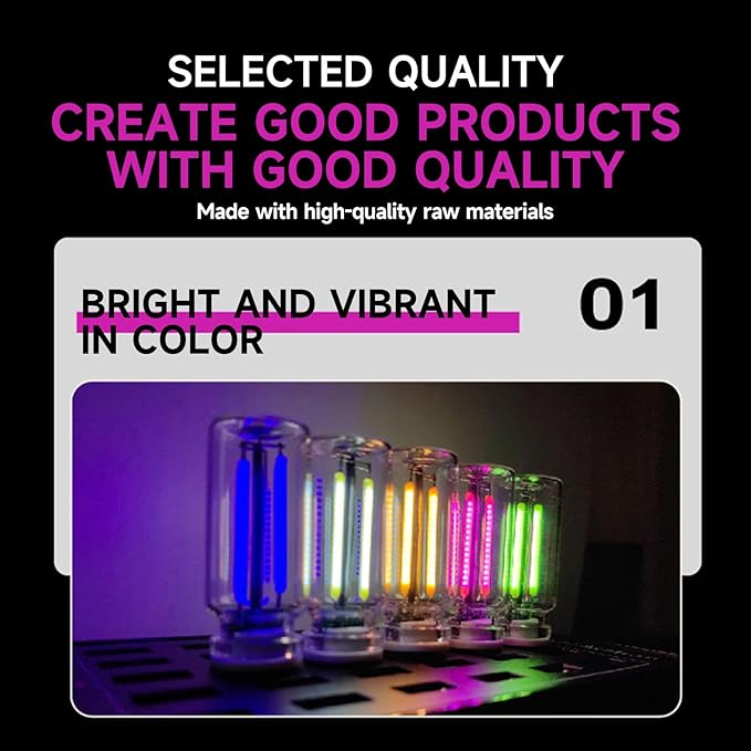 2Pcs USB Retro Car Lamp, Dimmable Touch-Control LED Car Interior Atmosphere Lights, USB Powered Night Lamps, Mini Glass Bottle Night Light Touch Control Vehicle Interior Decor Retro Lamp (Blue)