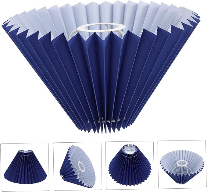 DOITOOL 1pc Pleated Light Shade Stylish Lampshade for Table Wall Lights Unique Decorative Cover for Creating Cozy Atmosphere Any Room