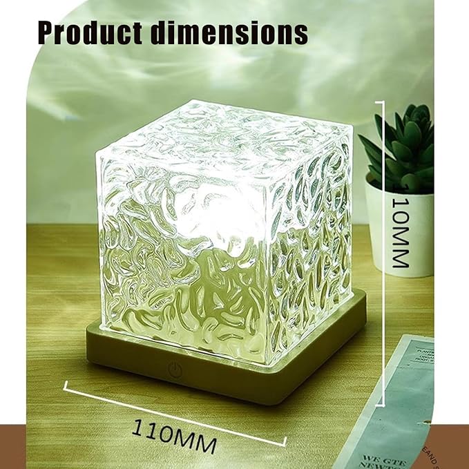 Ocean Wave Projector Light with Bluetooth Speaker, 16 Colors LED Mood Lamp, Music Sync Night Light for Bedroom, Plug-in Atmosphere Lamp for Home Party, Gift for Kids Adults