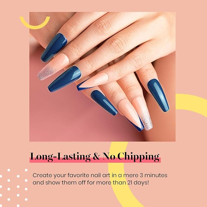 Beetles Dark Teal Gel Nail Polish Gel Polish 15ml Aegean Dark Navy Blue Jewel Tone Nail Art Manicure Salon DIY Decoration at Home Soak Off Uv Lamp Cured Gift for Women