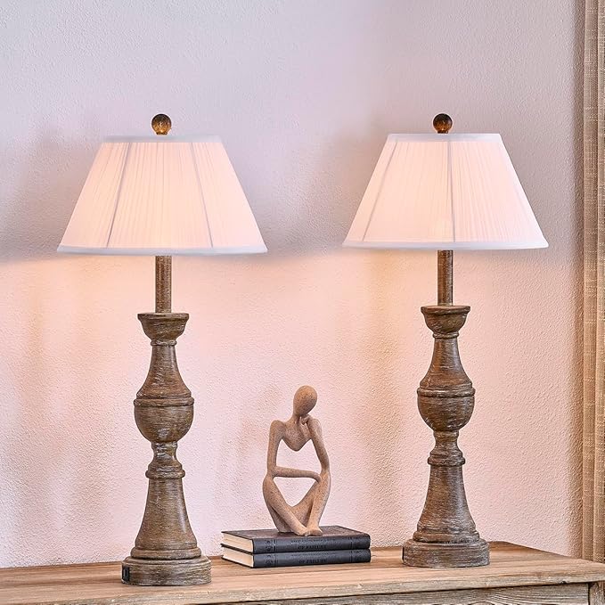 Lamp Shades For Table Lamps,Medium Lamp Shade 7" Top x 13" Bottom x 7.8" Slant Height,Barrel Replacement Lampshade(Spider Fitter), Modern Fabric Pleated Lampshades For Table Lamp,1 Pack(White)