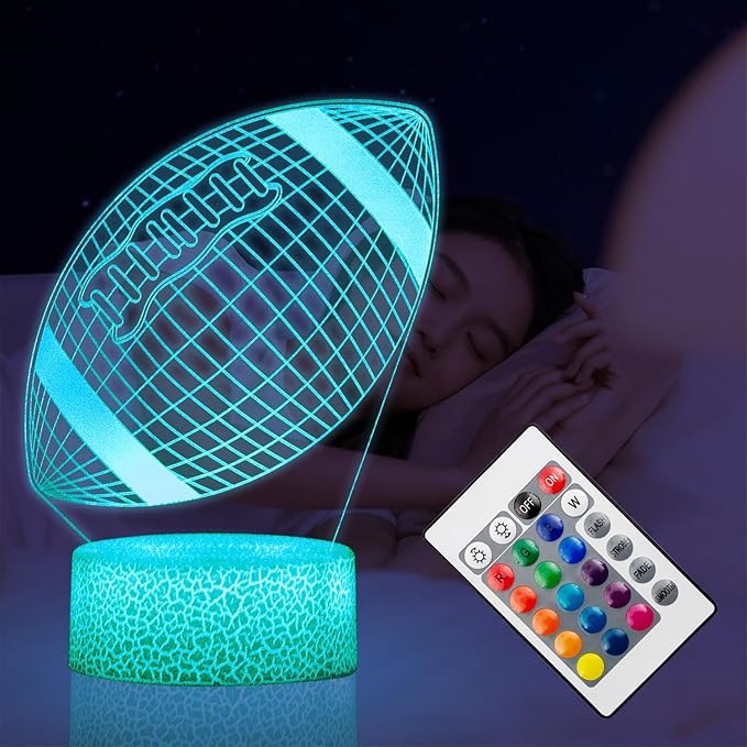 Kids Toys 3D Night Light,Superhero Christmas Gift Birthday 3D Illusion Lamp for Kid Girl Boy Room Decor, 16 Colors Remote Control