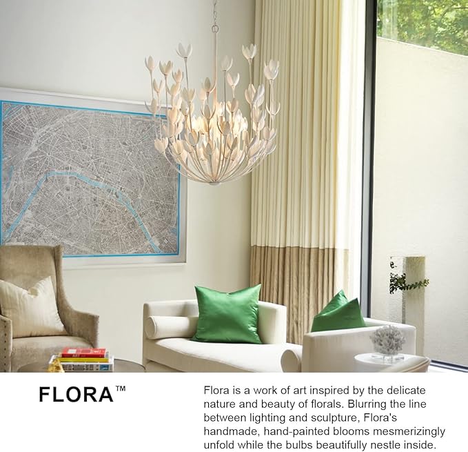Hinkley Flora Medium Sconce, Burnished Gold