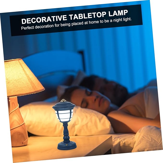 Angoily Smart USB Table Lamp Retro Palace Lantern Ornaments Desk Lamp Aesthetic Cordless Night Light