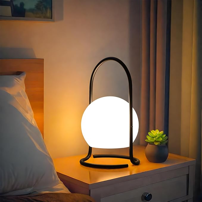 TRIROCKS Portable Cordless Lantern Outdoor Lanterns Waterproof 3-Mode USB Rechargeable Table Lamp with Remote Powerful 4000mAh Battery Powered Camping Lantern for Home Patio Bar Balcony Indoor Outdoor