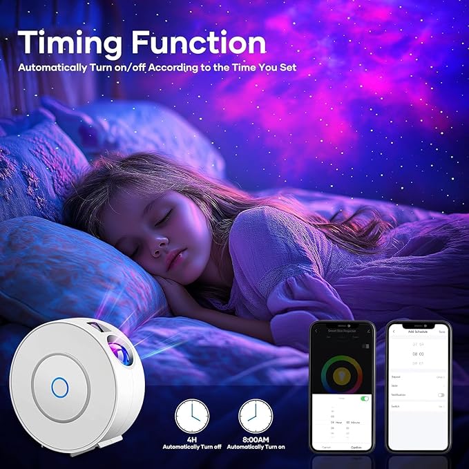 Rare Blue Laser Star Projector with Remote Control,Premium ABS Build & HD Lens, Ultra-Soft Realistic Nebula, Dimmable 16M Colors for Bedroom/Game Room/Party(Blue Star+Remote)