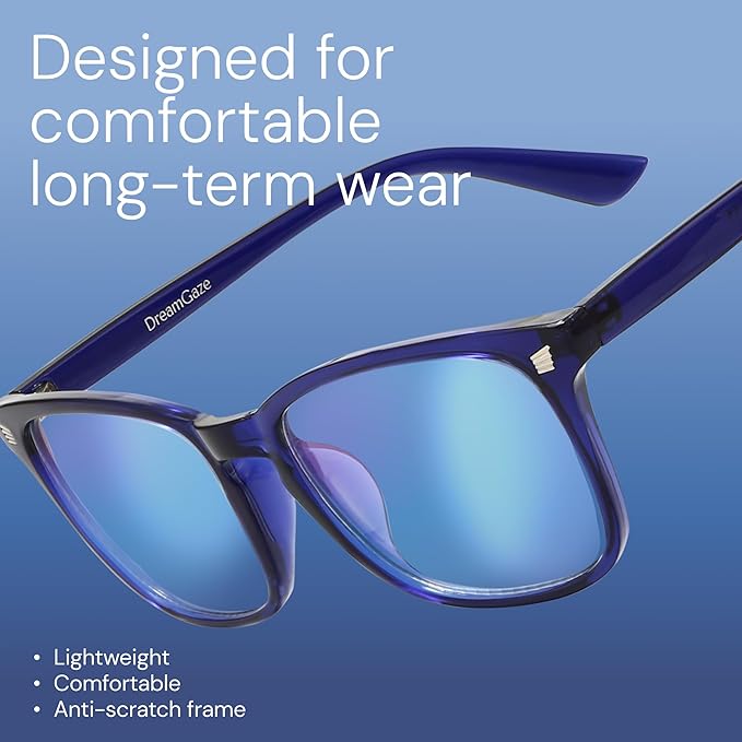 livho Gaming Blue Light Blocking Glasses for Better Sleep, Premium Night Driving, Computer Blockers for Man & Woman