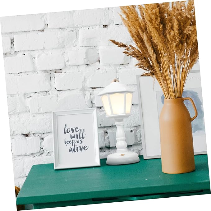 Lamp Dimmable Nightstand Light Retro Mini Lamp USB Charging Vintage Palace Lantern Decor