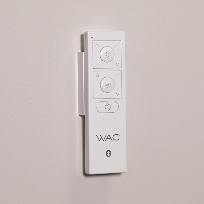 WAC Lighting Odyssey 5-Blade Metal Smart Flush Mount Ceiling Fan in Nickel