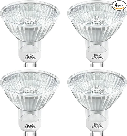 4Pcs Candle Warmer Light Bulbs Accessories, 35 Watt Wax Warmer Bulbs with Adjustable Temperature for Full Size Candle Warmer Lamp, Long Lasting Lifespan