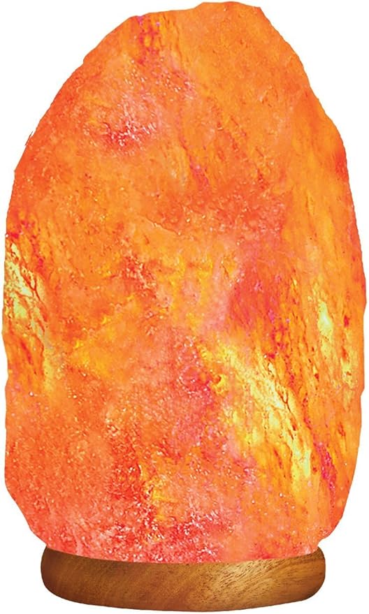 Himalayan Salt Lamp 12 Inch Wood Base