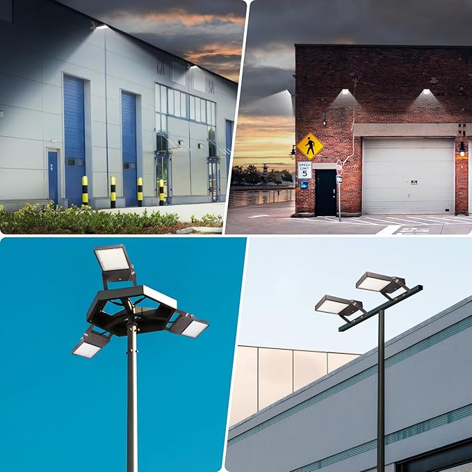 240W LED Flood Light Outdoor, 5700K Daylight LED Stadium Flood Lights, 36720LM Exterior Parking lot Area Lighting, IP65 Waterproof for Stadium,Arena,Parking Lot 120-277VAC,UL&DLC Listed