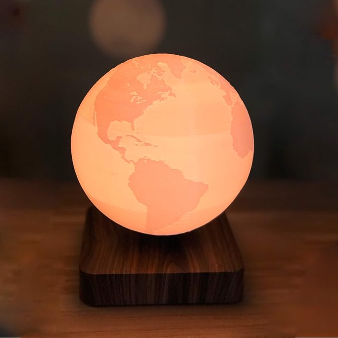 ACEDOAMARE Night Light Moon Light Magnetic Floating Planet Lamp Interior 3D Print LED Bedside Nursing Creative Gift Table Lamp (13cm Earth)