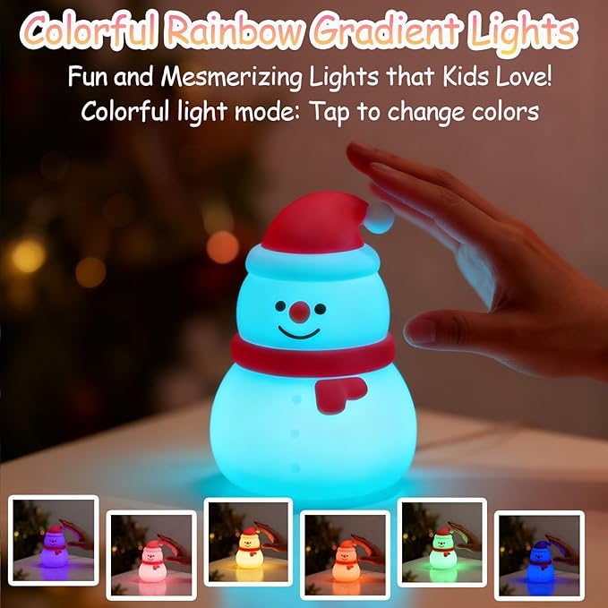 Night Light for Kids, Soft Silicone Dimmable Baby Night Lights for Nursery, Rechargeable Portable LED Bedroom Bedside Light for Baby Nursery Toddler
