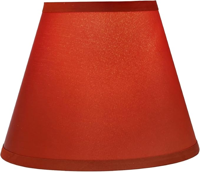 Aspen Creative 32418A Transitional Hardback Empire Shape Spider Construction Lamp Shade in Redwood, 9" wide (5" x 9" x 7")