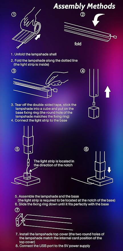 2 Pack ICRGB Corner Floor Lamp, DIY Floor Lamp with Music Sync and 16 Million Colors, Color Changing Standing Floor LED Lights for Bedroom Living Room Decor, Ambient Mood Lighting Gaming