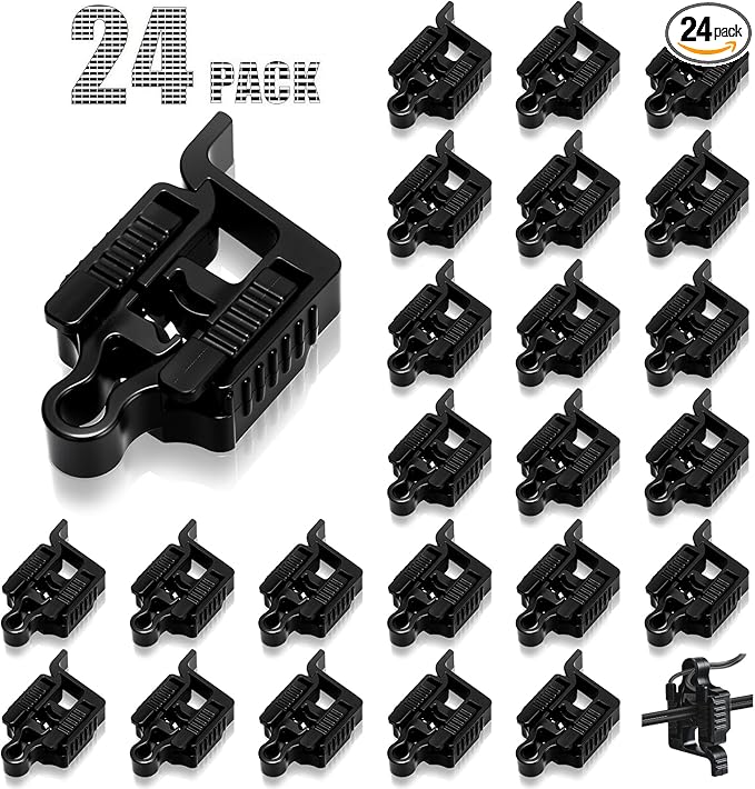 Gardencoin Low Voltage Wire Connector for Landscape Lighting, Waterproof Quick Connectors Compatible with 10/12/14/16/18 Gauge Cables for Pathway Light, Spotlight, In-ground Light, UL Listed(24 Pack)