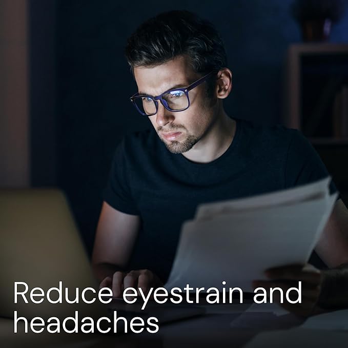 livho Gaming Blue Light Blocking Glasses for Better Sleep, Premium Night Driving, Computer Blockers for Man & Woman