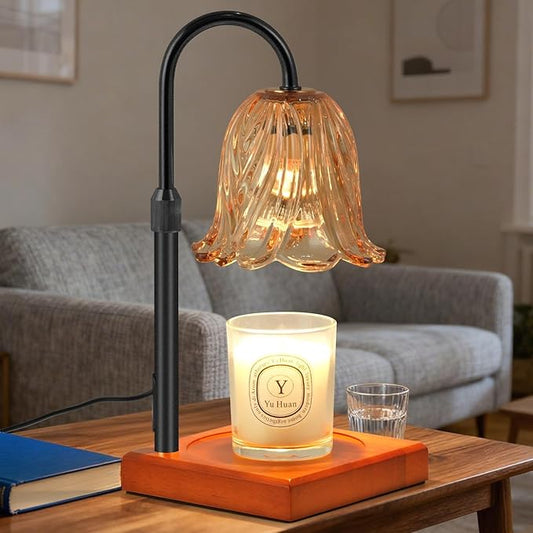 Candle Warmer Lamp with Timer Dimmable, Birthday Gifts for Women Mom, House Warming Gifts New Home Decor, Wax Melt Warmer for Jar Candles