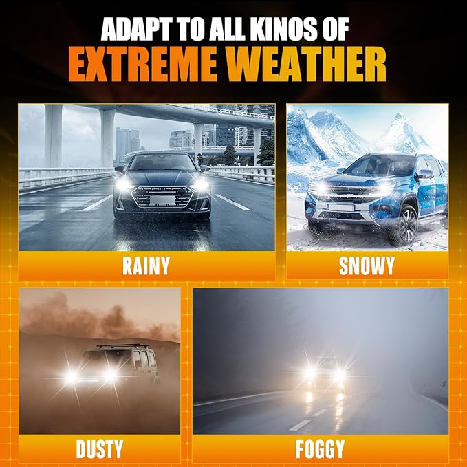 Upgraded 9006/HB4 Light Bulbs, 32000 LM Super Bright 6500K Fog Bulbs with Cooling Fan, 3 Min Plug and Play, Pack of 2 (9006/HB4)