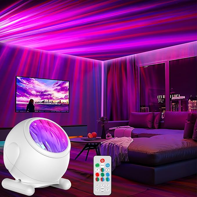 Northern Lights Projector, Aurora Projector Birthday Gifts for Women Gifts for Teenage Girls Boy, Galaxy Projector for Bedroom, Teen Girl Gifts Trendy Stuff, Room Lights for Bedroom