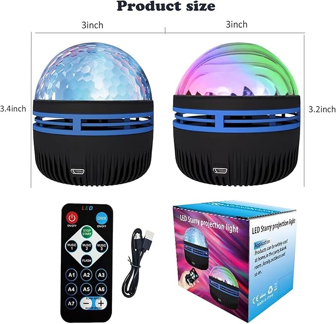 Ocean Wave Projector, Light Projector with Remote Control, Night Light Projector with 14 Light Effects for Kids Adults, for Gaming Room/Bedroom/Ceiling/Party, Home Decor Birthday Christmas Gifts