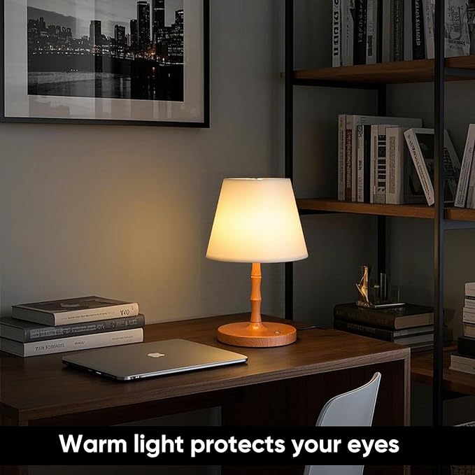 Mushroom Cordless Lamp, Rechargeable Battery LED Table Lamp Dimmable RGB & 3 Color Temperatures, Waterproof for Bedroom, Office, Outdoor, Camping, Bathroom Decor(Yellow)