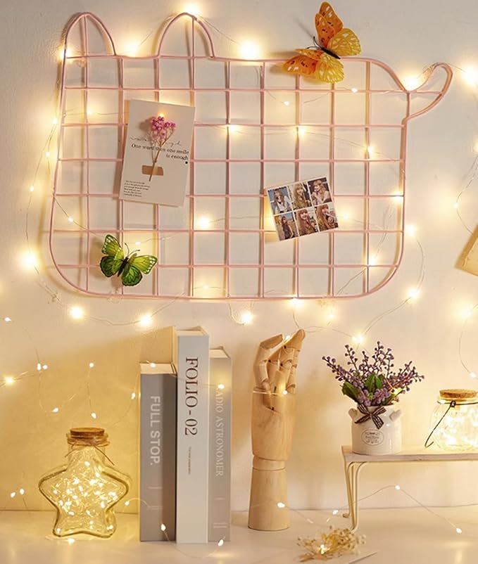Warm White Fairy Lights Battery Operated, 3 Speed Modes, 7Ft 20 LED Mini Fairy String Lights, Waterproof Twinkle Firefly Fairy Lights for Bedroom DIY Wedding Christmas Halloween Decoration