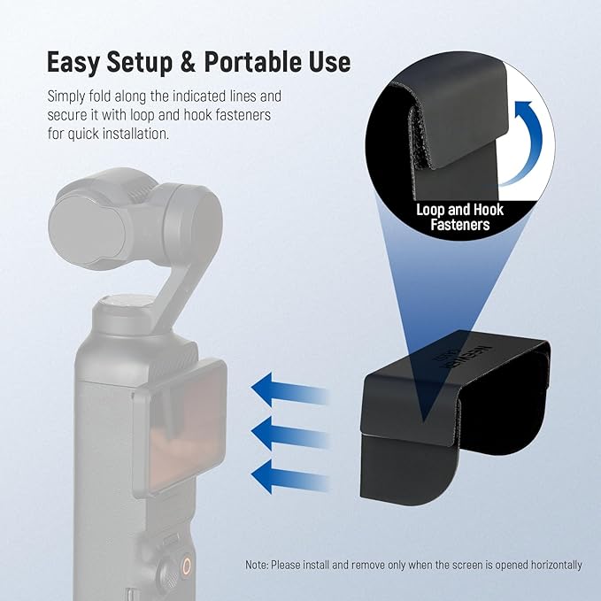 NEEWER Basics Magnetic RGB Light & 2 Sunshade Covers Compatible with DJI OSMO Pocket 3 Gimbal Camera & Creator Combo Accessories, 1W USB C Rechargeable Plastic LED Fill Lighting for Selfie Vlog Video
