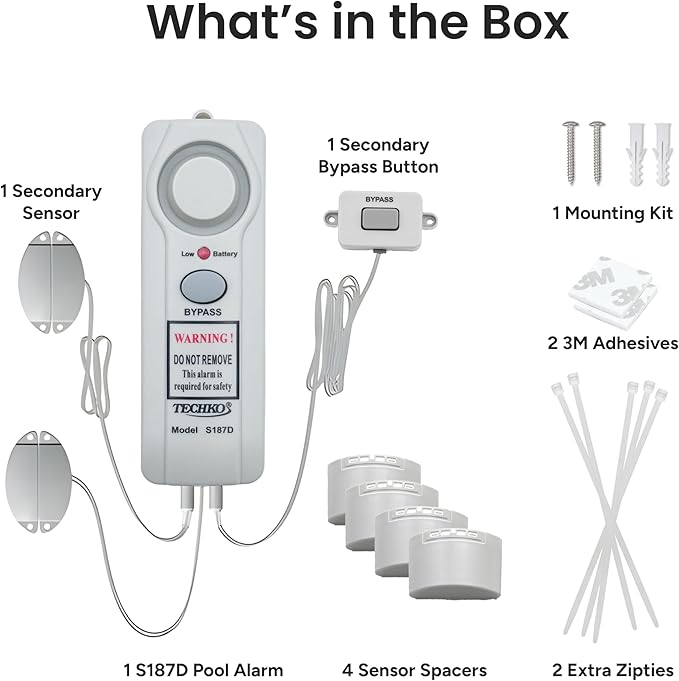 Techko S187D Safe Pool Alarm
