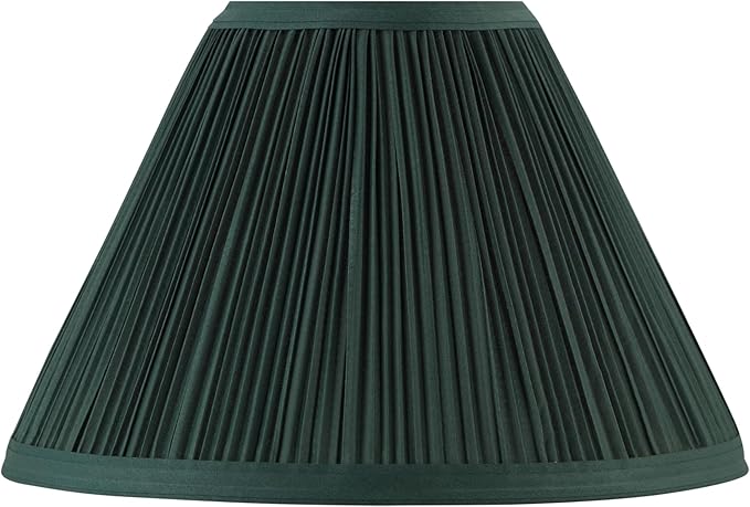 Aspen Creative 59173, Empire Uno Lamp Shade, Phthalo Green, 4" Top x 10" Bottom x 7" Slant Height, Slip UNO 33mm