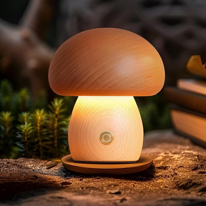 Portable Cordless Rechargeable Battery Operated Lamp,Stepless Dimming, Small Table Lamp Portable Night Light, Dimmable Touch Control Warm LED Light for Bedroom, Nursery, Patio Decor