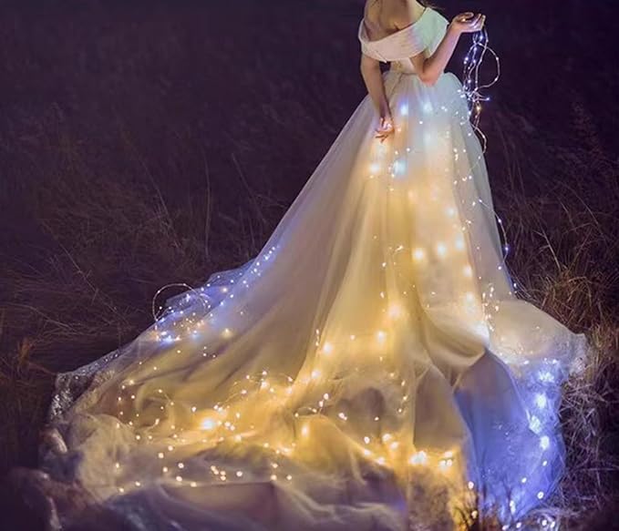 Cool White Battery Operated Fairy String Lights 7Ft 20 LED Indoor Outdoor Home Garden Windows Halloween Diwali Christmas Decoration-2Pack
