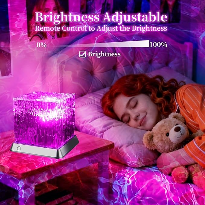 LETOUR Ocean Wave Projector Light for Kids,16 Colors & 30 Modes Night Light Projector,Relaxing Light for Bedtime, Kids Bedrooms & Nursery,Cool Ocean Wave Lamp,Gift for Toddlers and Children