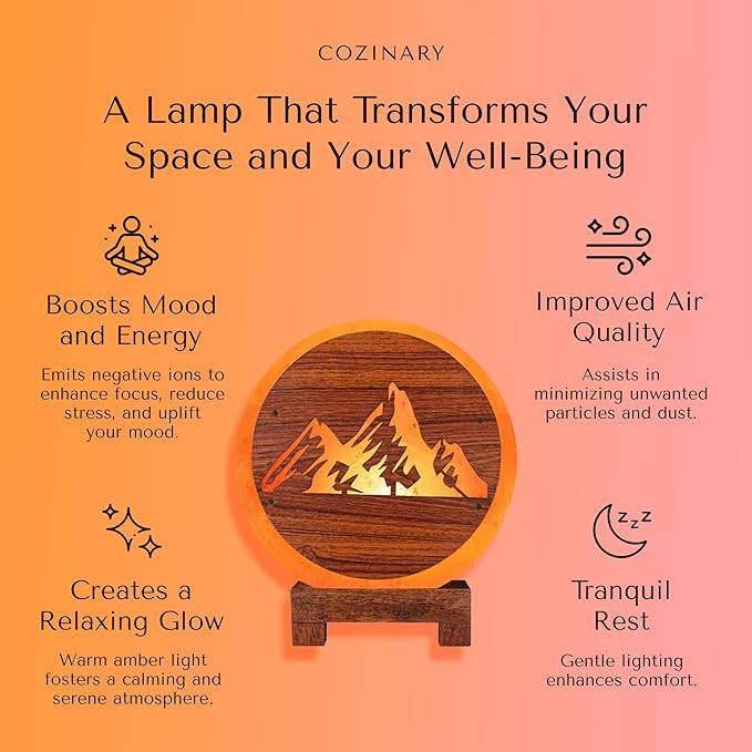 Pink Himalayan Salt Lamp with Dimmer – Handcrafted Miniature Mountain Design - Unique Cozy Light for Relaxation and Ambient Glow - Ideal for Home and Office Decor - 8x4x9 in, 11 lbs