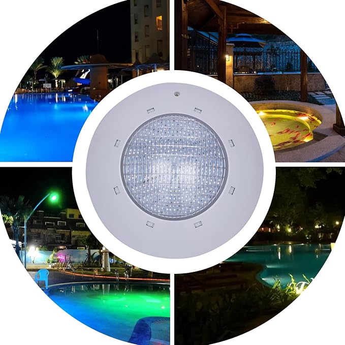 Eapmic 12V 35W Pool Light Underwater Color-Change LED Lights RGB IP68 with Remote