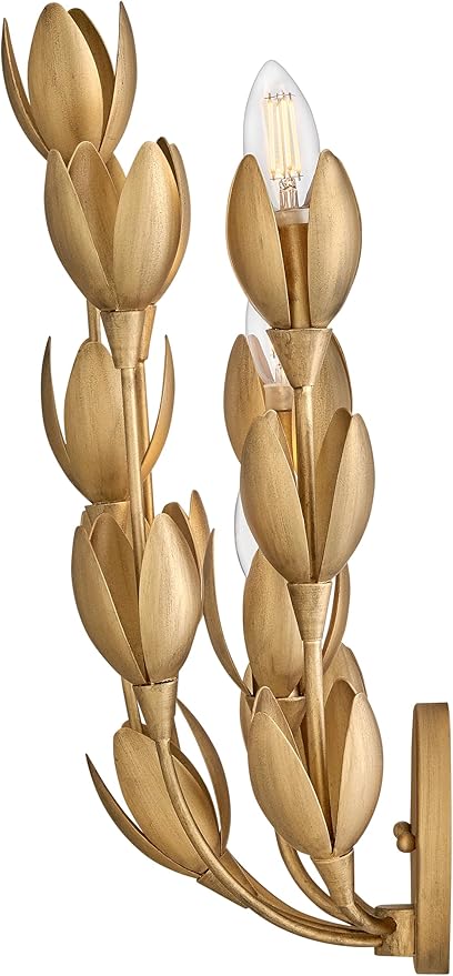 Hinkley Flora Medium Sconce, Burnished Gold